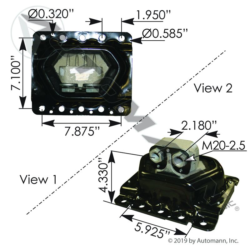 MV27027 – SOPORTE MOTOR VOLVO 3G IZQUIERDO 20499469 S34-848