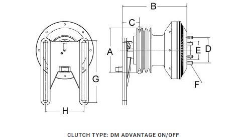 79A5067 – FAN CLUTCH COMPLETO HORTON  COLUMBIA S60  FL120