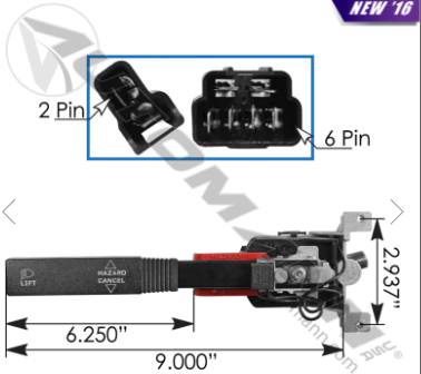 577.59006 – PALANCA DIRECCIONAL KW T800