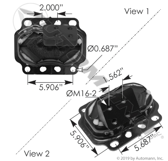 M17481L – SOPORTE DE MOTOR PETERBILT 	A85-1510-207, A851510207