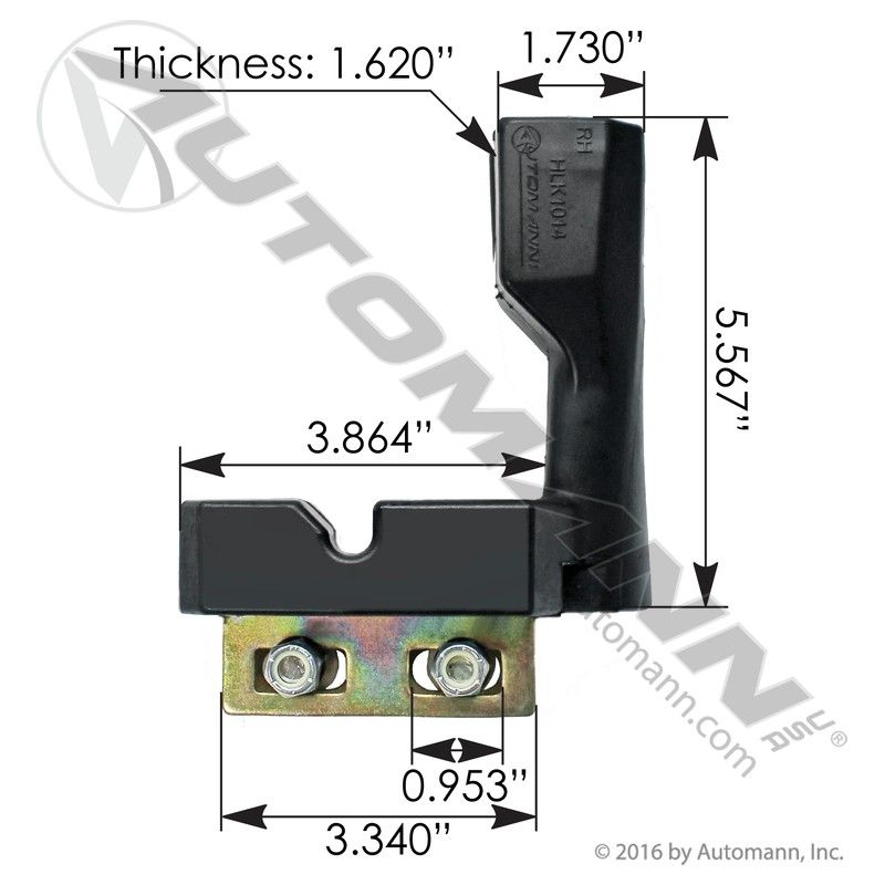HLK1014 – GANCHO DE COFRE FREIGHTLINER DERECHA A1712759001, A1712966001