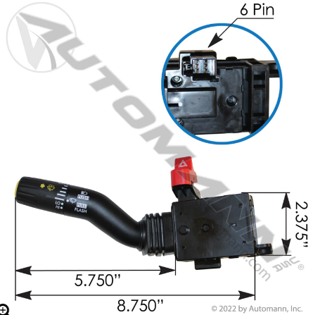 577.46001 – PALANCA DIRECCIONAL FREIGHTLINER M2 02-11