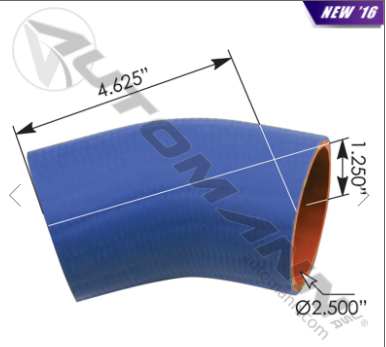 561.20250 – CODO SILICON 35 X 2.5 CORTO KW T600 T800 W900