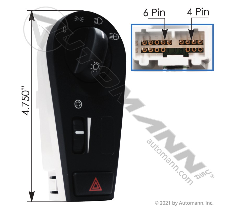 577.96506 – SWITCH DE LUCES VOLVO 20953575 CON NEBLINEROS