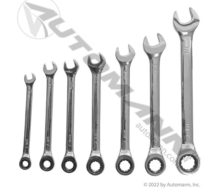 579.4007RK – KIT DE LLAVE TIPO RATCH 7 PIEZAS 5/16 HASTA 3/4