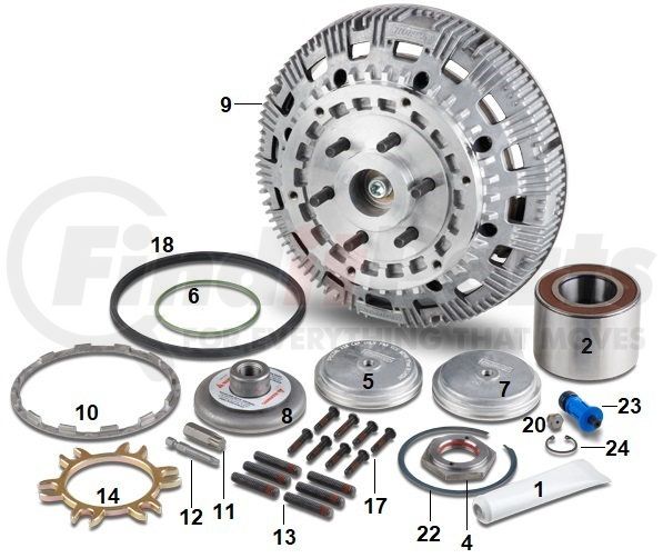 2S-DP – REPUESTO MAYOR FAN CLUTCH 2 VEL  Q995582 995543, 995547,995582 995559 995557 995591 995582 24-256