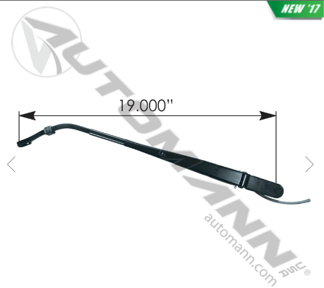 HLK7009 – 602-5403 – BRAZO LIMPIABRISAS KENWORTH T800, T660, T600 IZQUIERDO R23102912