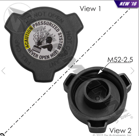 572.2032 – TAPON TANQUE RECUPERADOR CASCADIA LATERAL