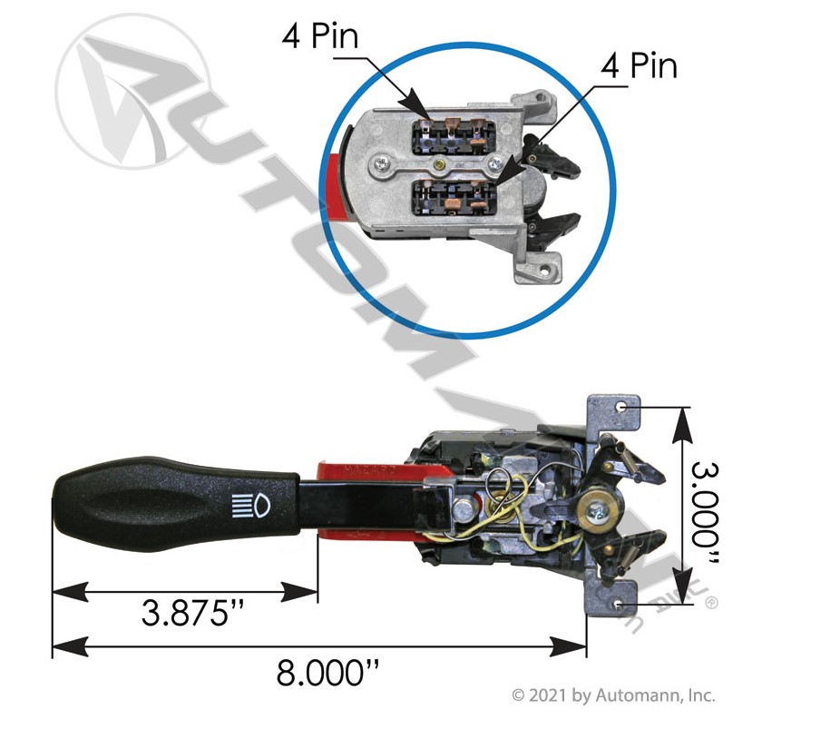 577.59005 – PALANCA DIRECCIONAL KENWORTH T300 T370