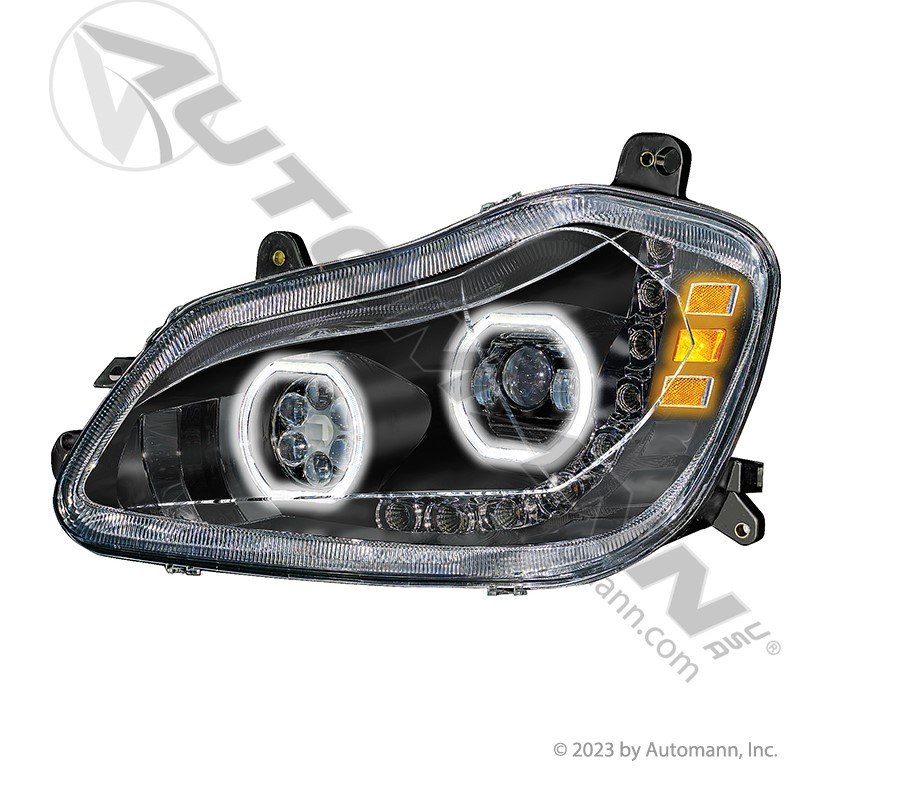 564.59090DBY – FARO DELANTERO LED IZQUIERDO KENWORTH T680 FONDO NEGRO
