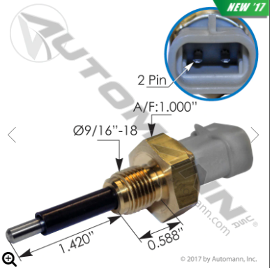 577.23512 – SENSOR NIVEL REFRIGERANTE FREIGHTLINER CASCADIA 23522855,  	25526907