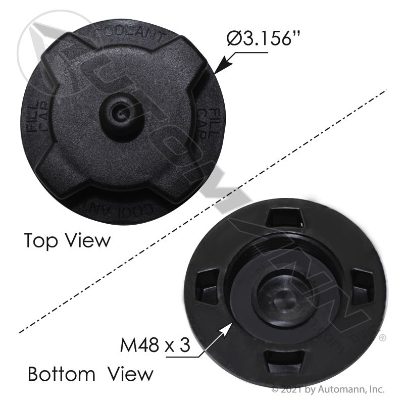 572.2020 – TAPON TANQUE ANTICONGELANTE VOLVO VNL 3 AUT 20968839 , 23059030