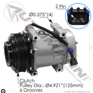 830.31026 – COMPRESOR DE CLIMA FREIGHTLINER CASCADIA 4023 SKI1802S