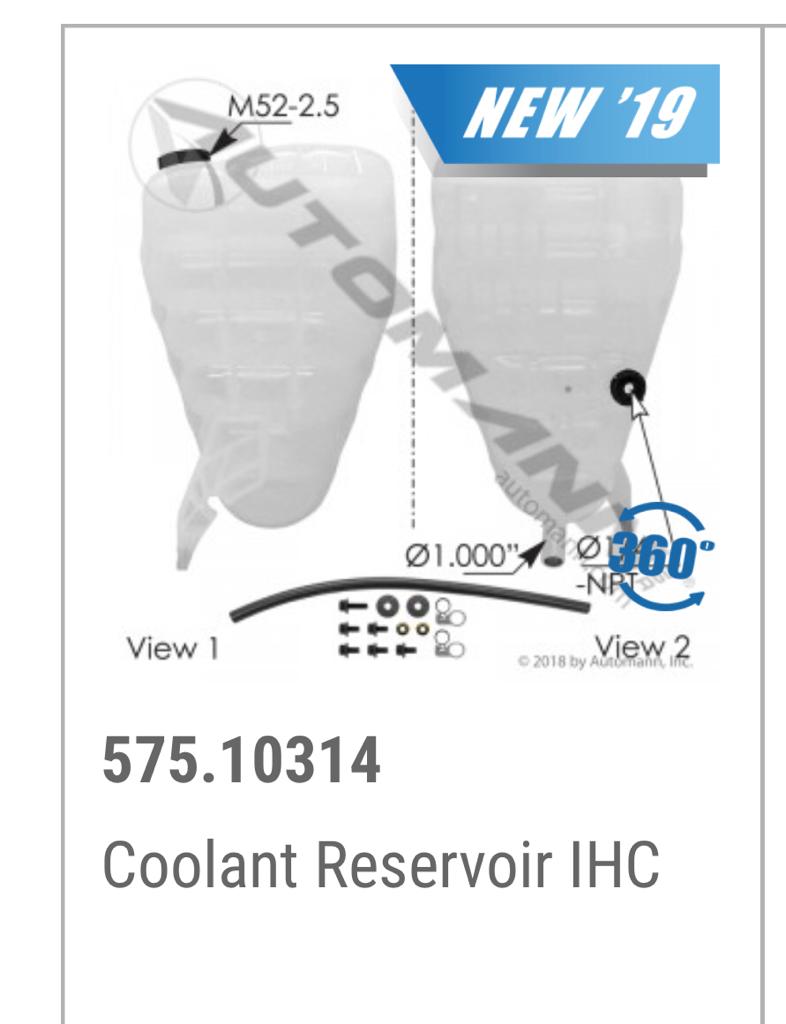 575.10314 – TANQUE  DEPOSITO ANTICONGELANTE PROSTAR IHC MODERNO ISX 2510603C92
