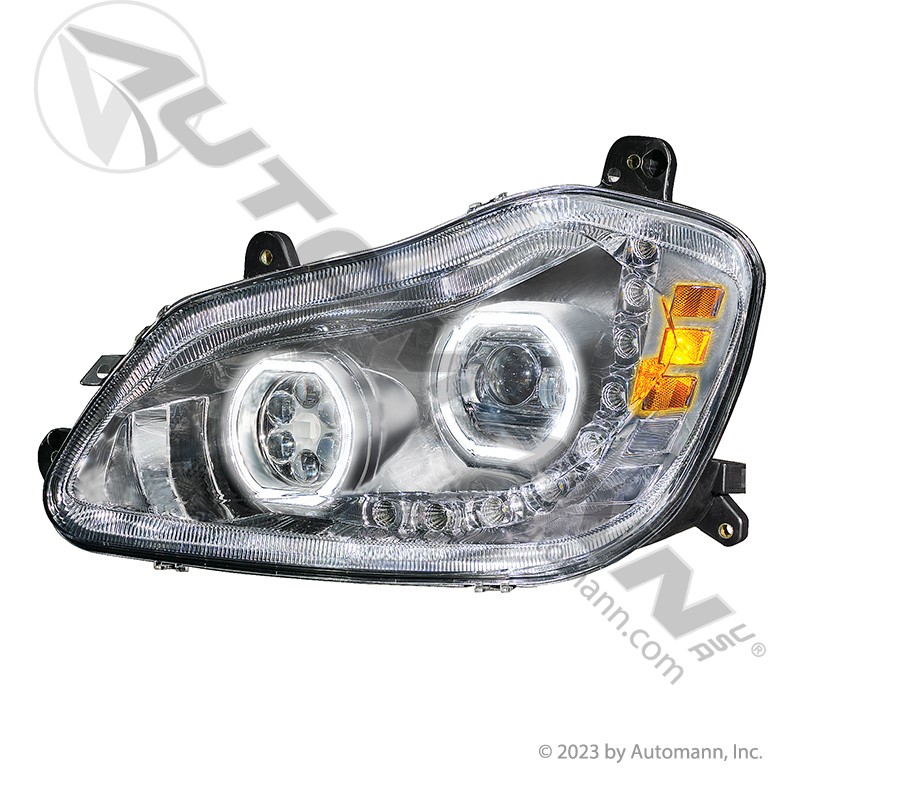 564.59090DCY – FARO DELANTERO LED IZQUIERDO KENWORTH T680 FONDO CROMADO